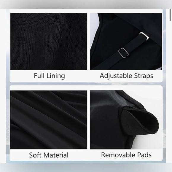 NWT Women’s Tummy Control Summer Swimsuit Adjustable Straps Retro Ruched Vintage - Picture 7 of 7